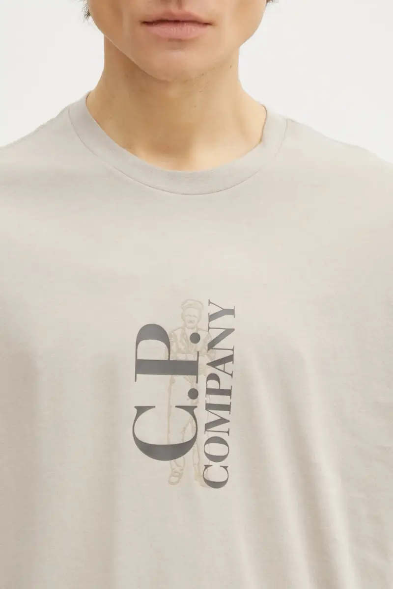 C.P. Company T-shirt Beige 3976595 miniatura 4