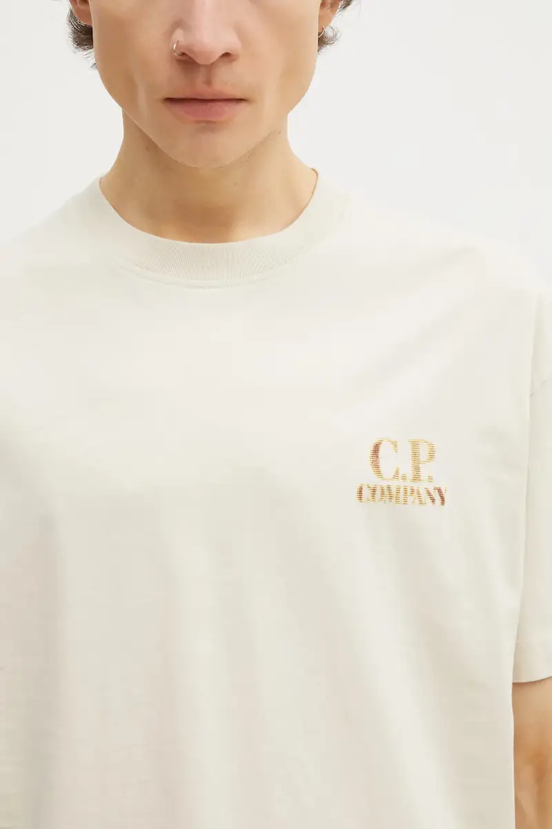 C.P. Company T-shirt Beige 3976597 miniatura 4