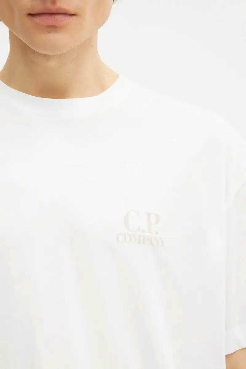 C.P. Company T-shirt Bianco 3976603 miniatura 4