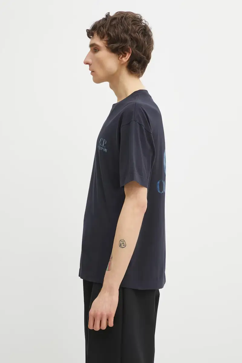 C.P. Company T-shirt Blu 3976614 miniatura 2