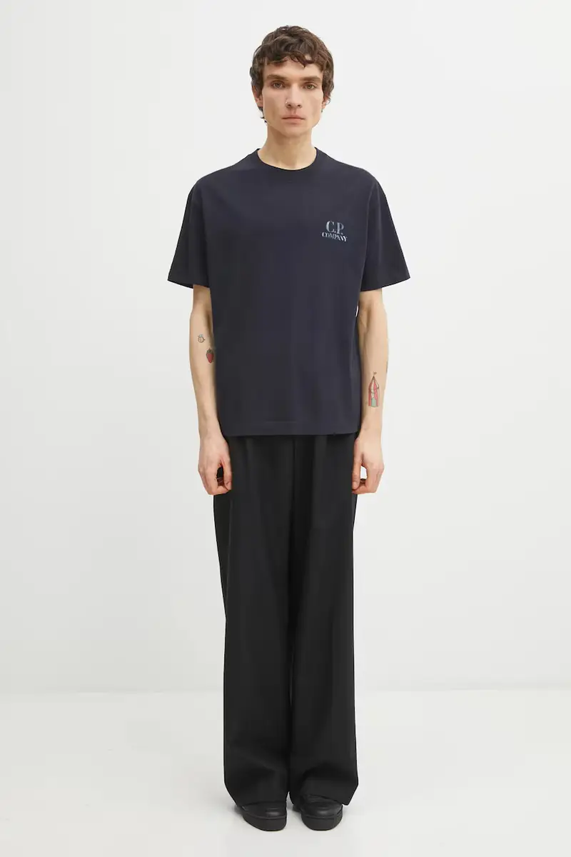 C.P. Company T-shirt Blu 3976614 miniatura 5