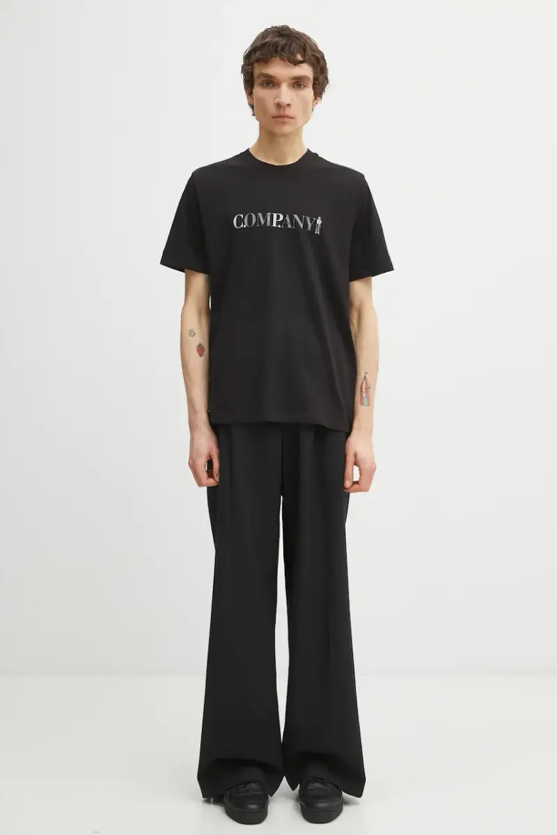 C.P. Company T-shirt Nero 3976638 miniatura 5