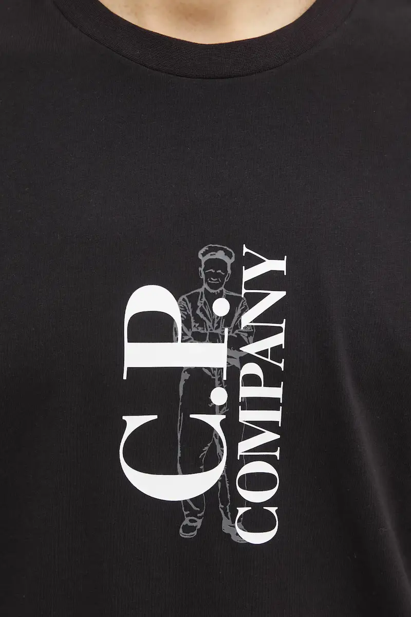 C.P. Company T-shirt Nero 3976639 miniatura 4