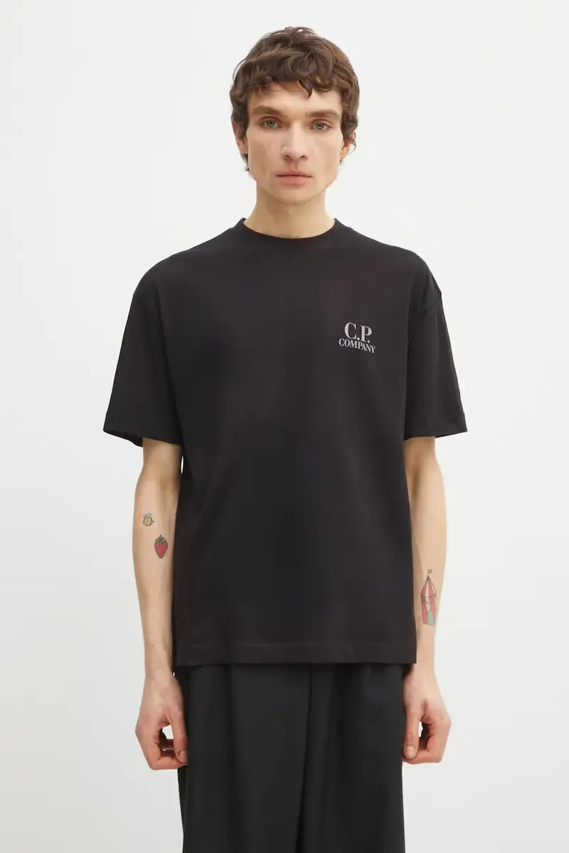 C.P. Company T-shirt Nero 3976640 miniatura 3