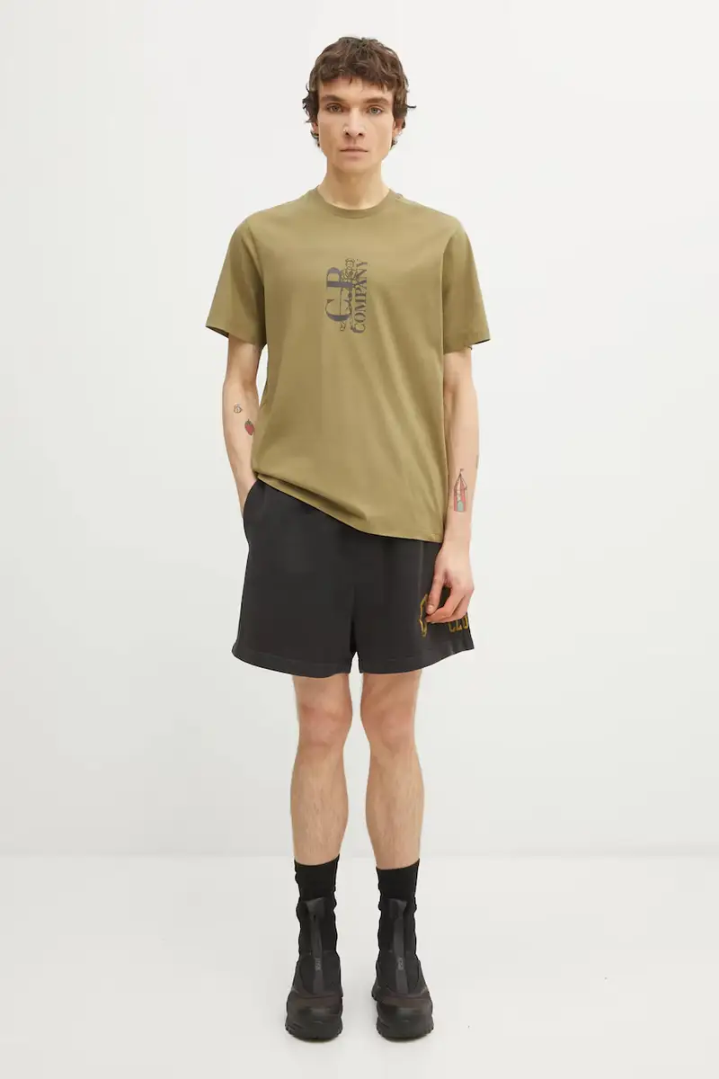 C.P. Company T-shirt Verde 3976657 miniatura 5