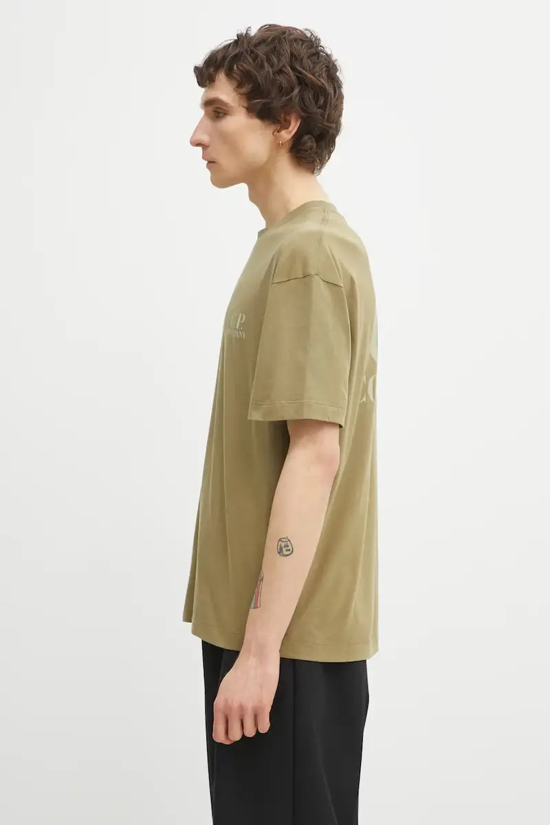 C.P. Company T-shirt Verde 3976659 miniatura 2