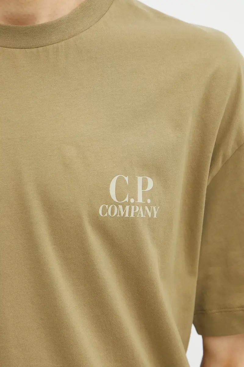 C.P. Company T-shirt Verde 3976659 miniatura 4