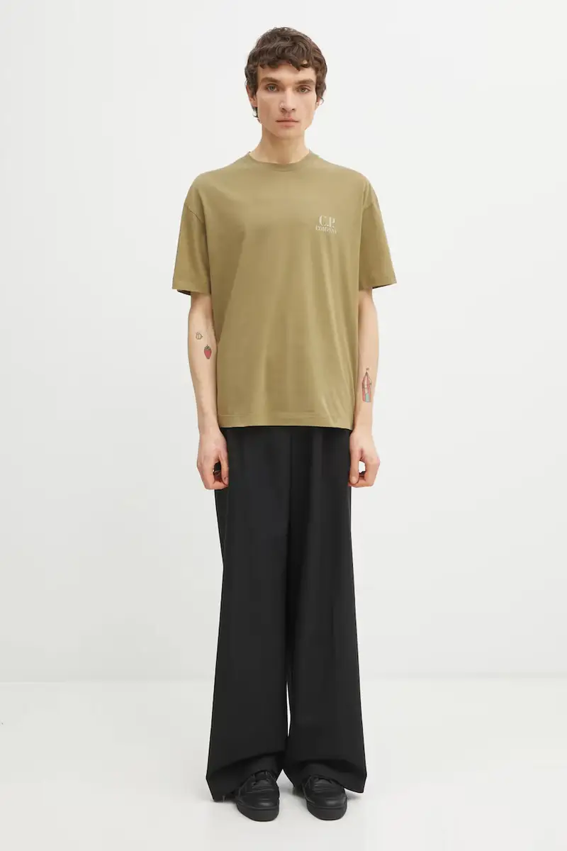 C.P. Company T-shirt Verde 3976659 miniatura 5