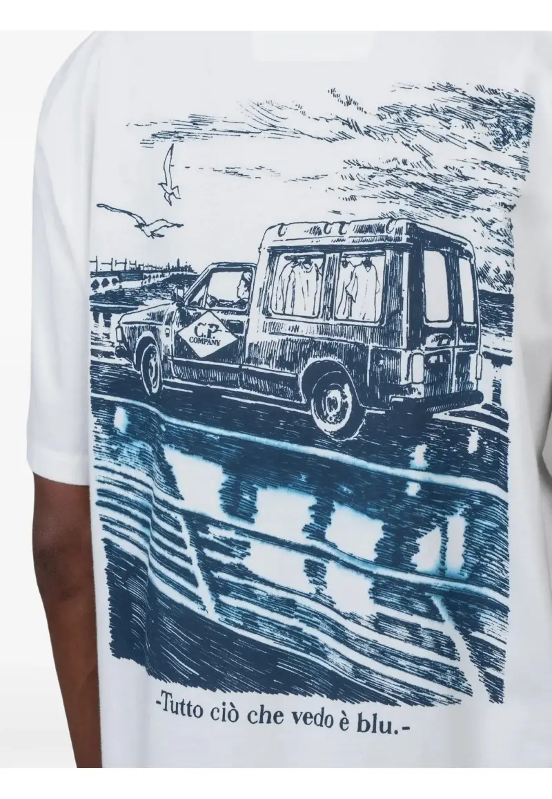 T-shirt Uomo BIANCO miniatura 2