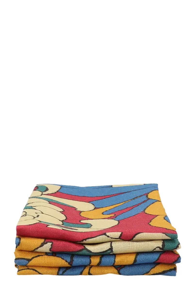 Set 4 Tovaglioli Dahlia Multi