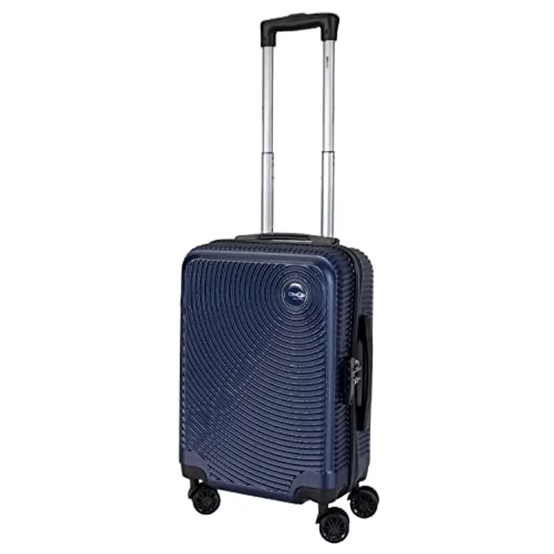 CABIN GO 5512 - Trolley rigido in ABS 8 ruote 55x37x20 cm utilizzabile come bagaglio a mano di dimensioni standard