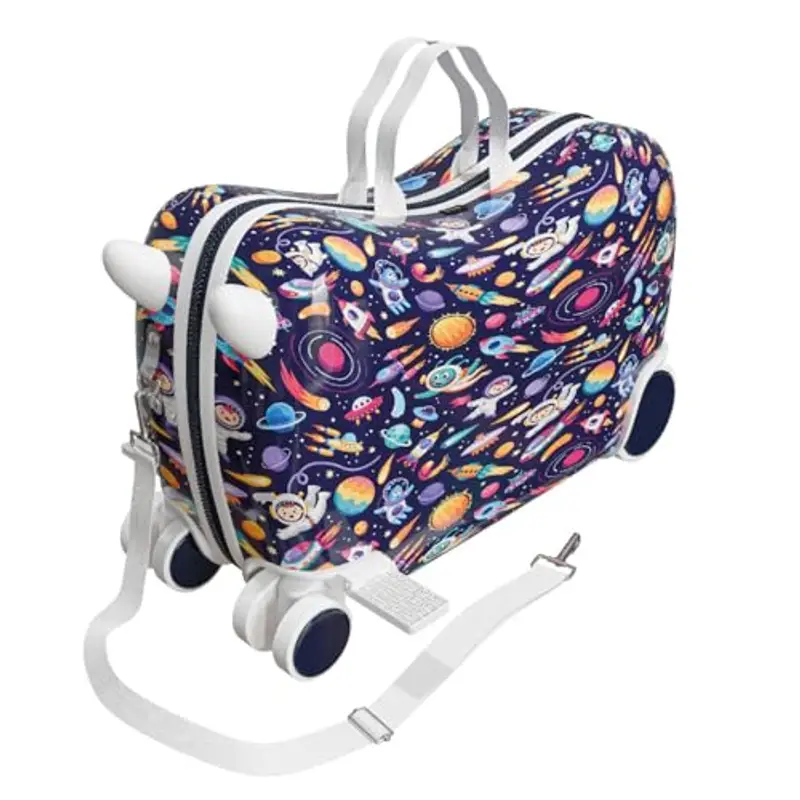 Cabin go - trolley cavalcabile bambino misura 48x31x22 - trolley bambino bagaglio a mano - valigia cavalcabile