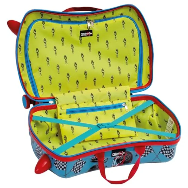 Cabin go - trolley cavalcabile bambino misura 48x31x22 - trolley bambino bagaglio a mano - valigia cavalcabile miniatura 3