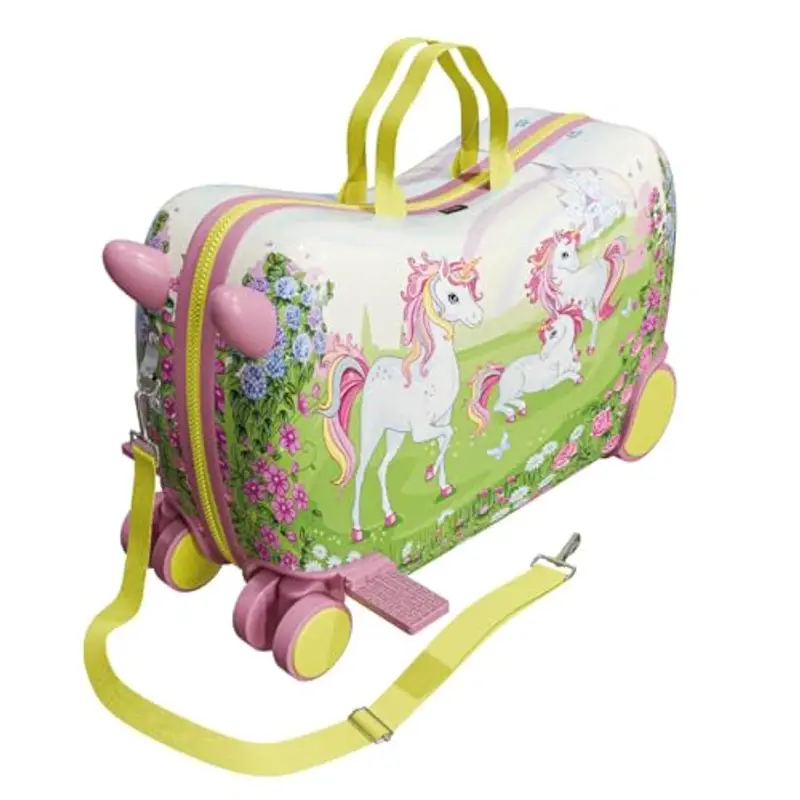 Cabin go - trolley cavalcabile bambino misura 48x31x22 - trolley bambino bagaglio a mano - valigia cavalcabile