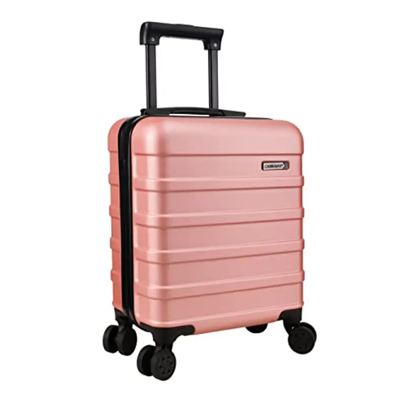 Cabin Max Anode Carry On Valigia 45x36x20cm Leggero Bagaglio a mano adatto per Easyjet Sotto il sedile, Oro rosa,