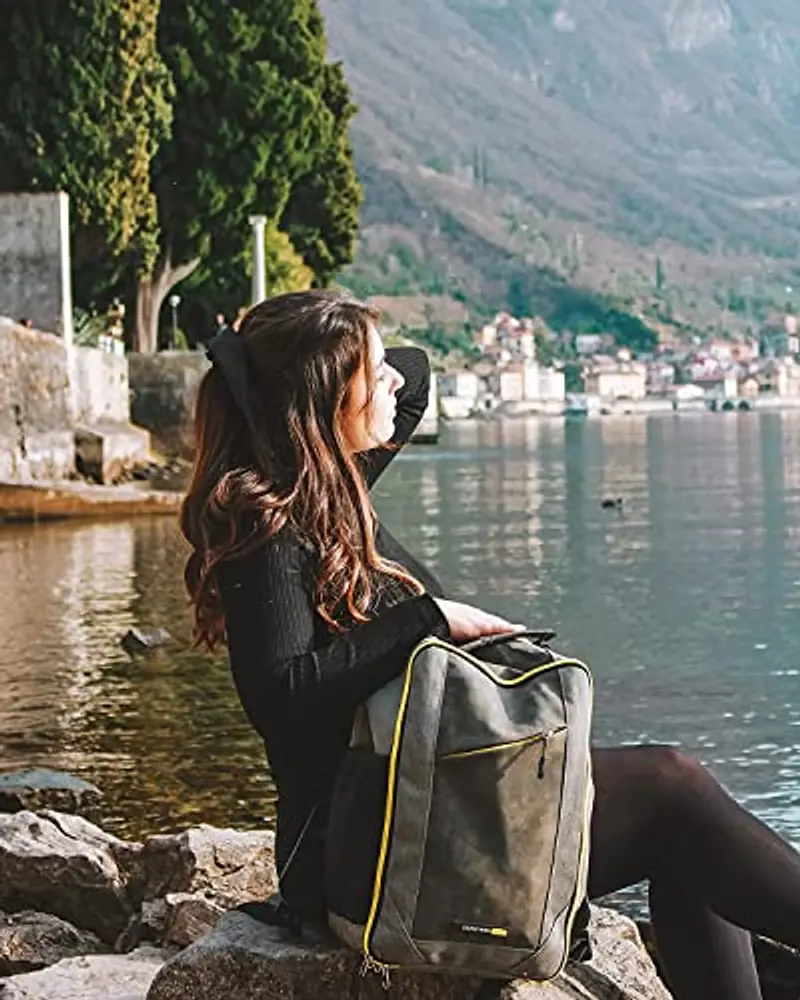 Cabin Max Zaino Viaggio, Zaino Ryanair 40x20x25, Zaini, Zaino Bagaglio a Mano 40x20x25 Ryanair, Zaino Aereo Ideale borsa per Voli Low Cost Easyjet, Wizz Air (Manhattan 20L Travel Bag) miniatura 2