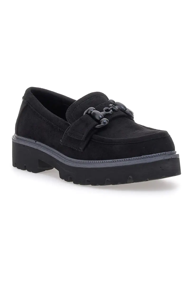 Mocassini Neri Con Morsetto Cafe Cost H123193 [NERO] miniatura 2