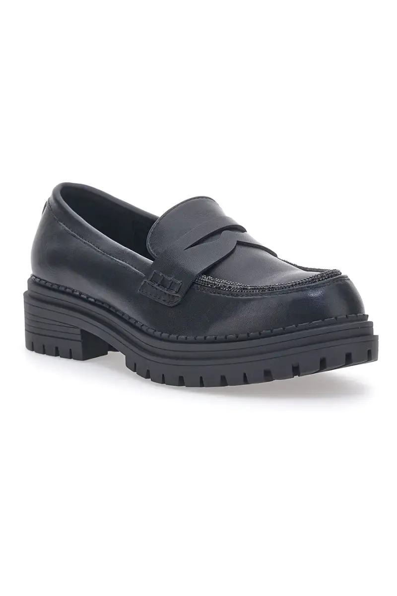 CAFE' COST Mocassini Nero 3212460 miniatura 2