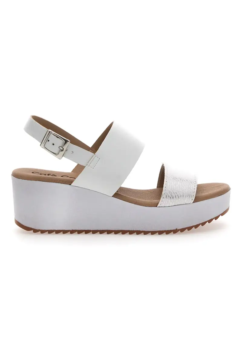 Sandali Platform Bianchi Cafè Cost 3612 [BIANCO]