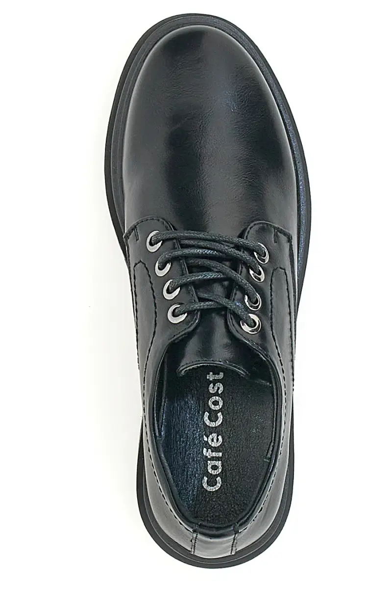 Scarpe Stringate Nere Cafe Cost 210265 [NERO] miniatura 5
