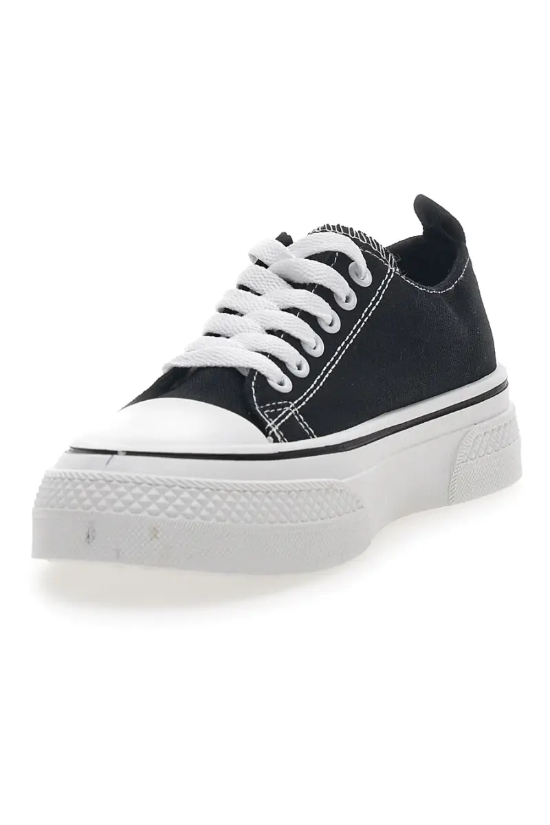 Sneakers in Tela Nere Cafè Cost 210 [NERO] miniatura 3