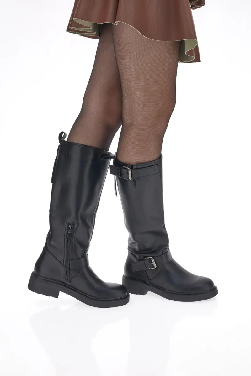 Stivali Biker Neri cafè Cost 225 [NERO]