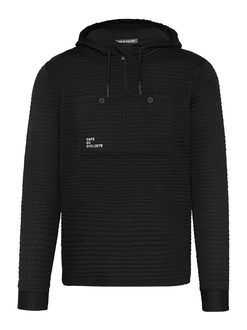 Felpa con cappuccio Polartec Nero