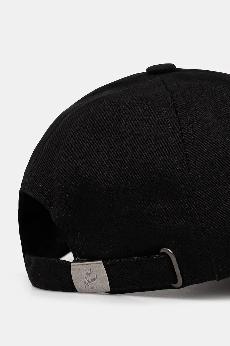 berretto da baseball in cotone colore nero CKNU06102WW0096 miniatura 3