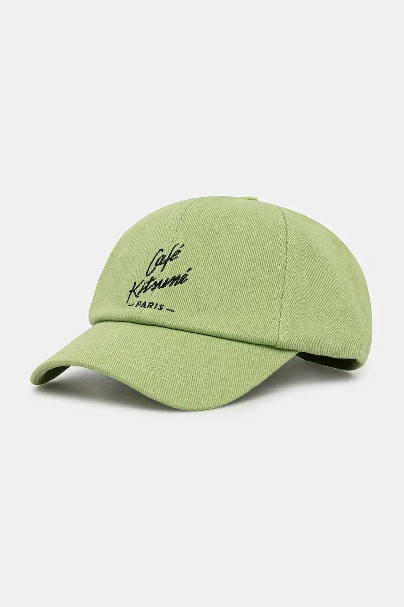 berretto da baseball in cotone colore verde CKNU06102WW0096