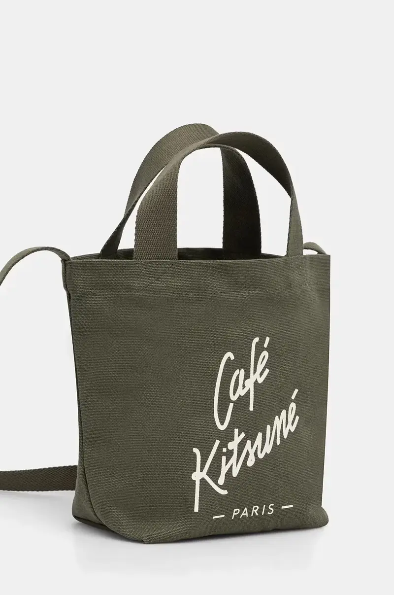 Café Kitsuné Borsa a mano Verde 3474267 miniatura 2