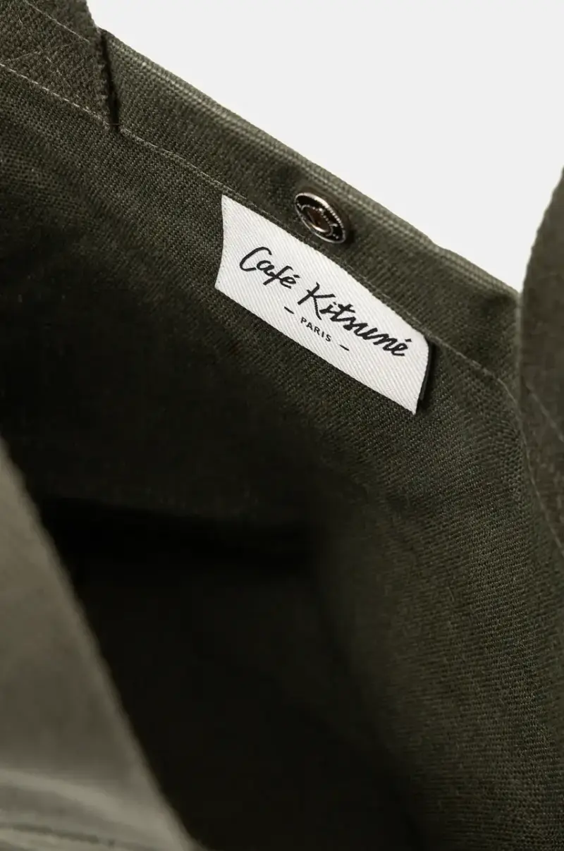 Café Kitsuné Borsa a mano Verde 3474267 miniatura 5