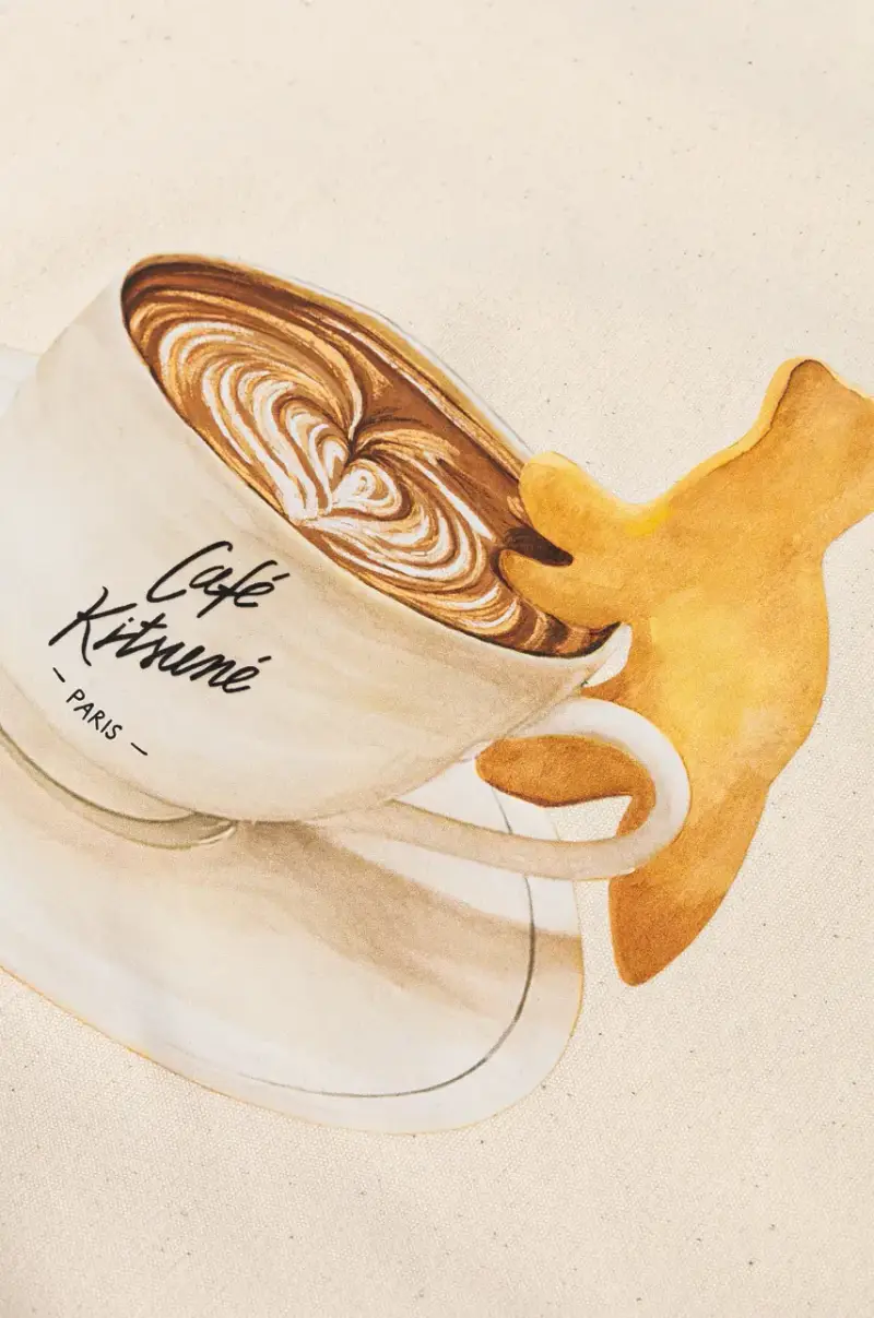 borsa in cotone Cappuccino Tote colore beige PU05108WB0013 miniatura 4