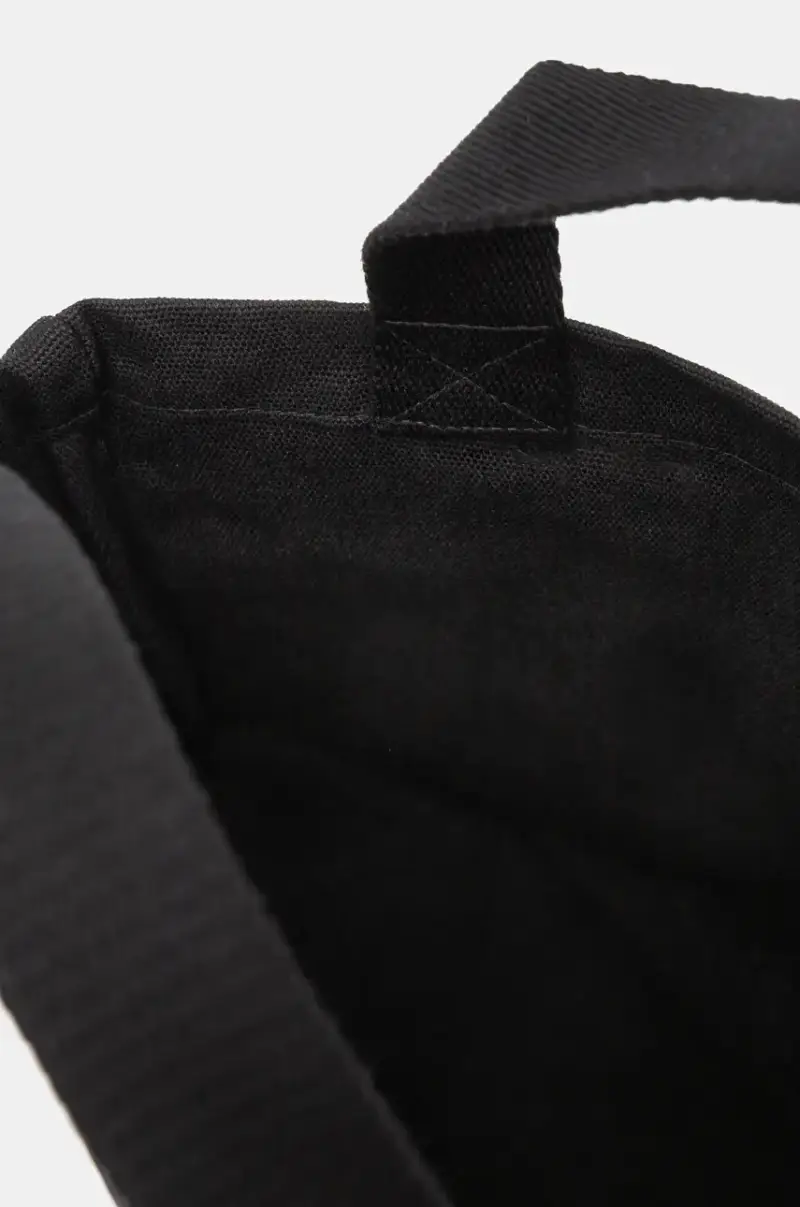 borsa in cotone Coffee Cup Mini Tote colore nero CKNU05107WW9001 miniatura 5