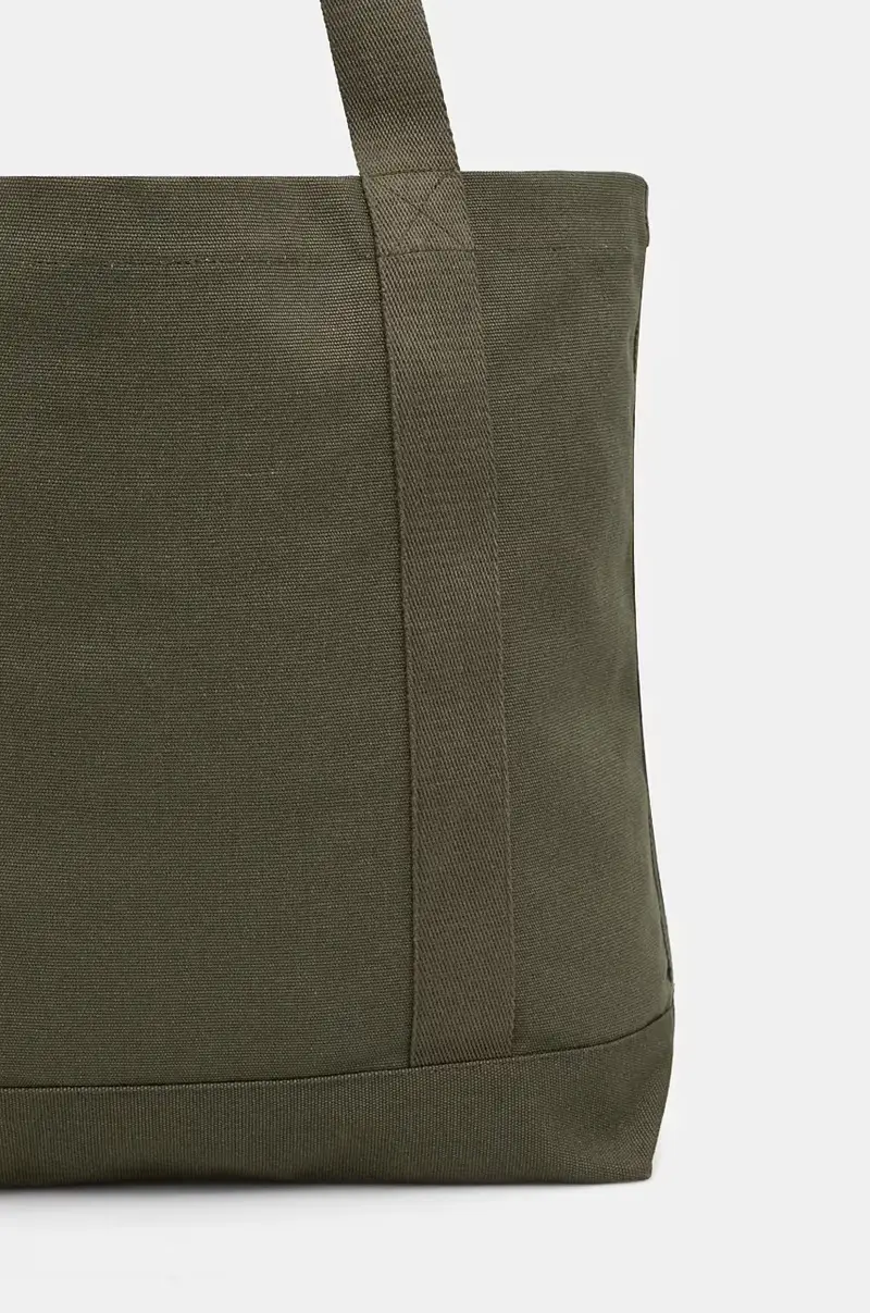 borsa in cotone Tote colore verde CKNU05101WW9001 miniatura 3