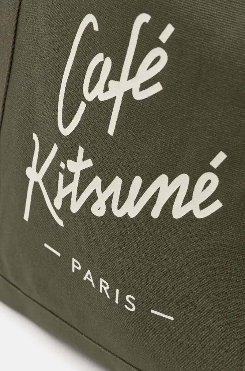 borsa in cotone Tote colore verde CKNU05101WW9001 miniatura 4