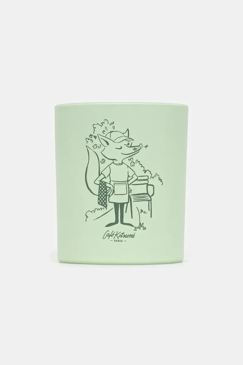 candela profumata Green Garden Candle colore verde OU08401O0003