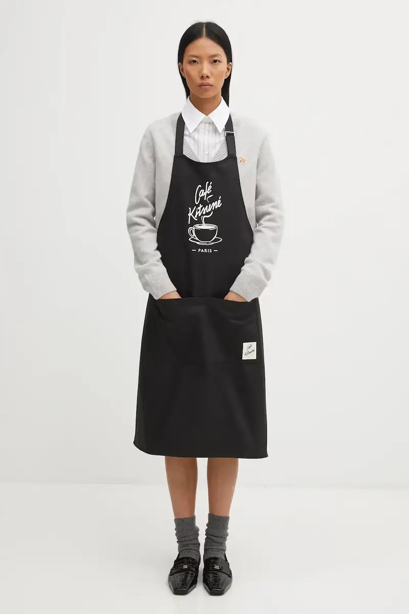 grembiule in cotone Coffee Cup Apron colore nero CKMU08202WW0111 miniatura 5