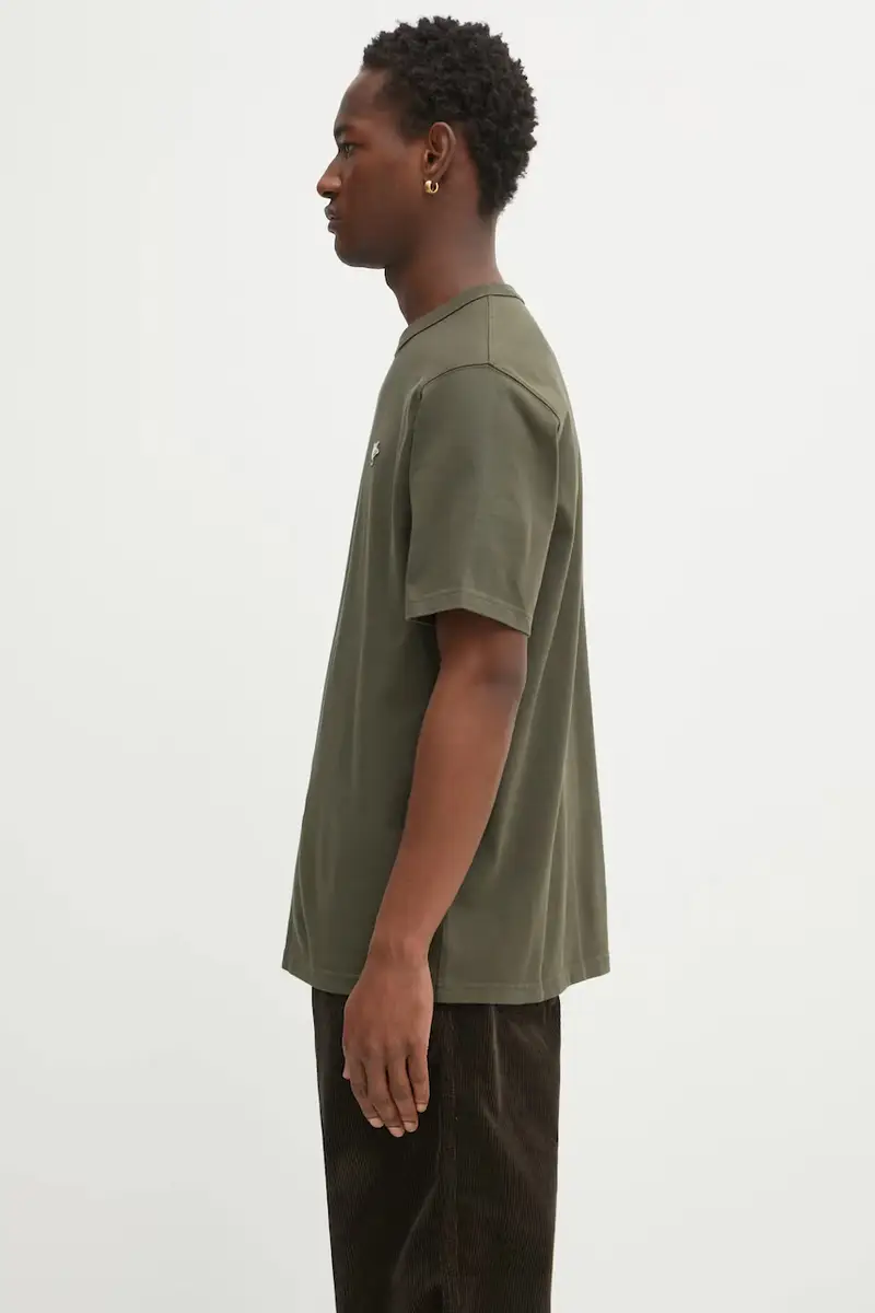 Café Kitsuné T-shirt Uomo Verde 3528284 miniatura 2