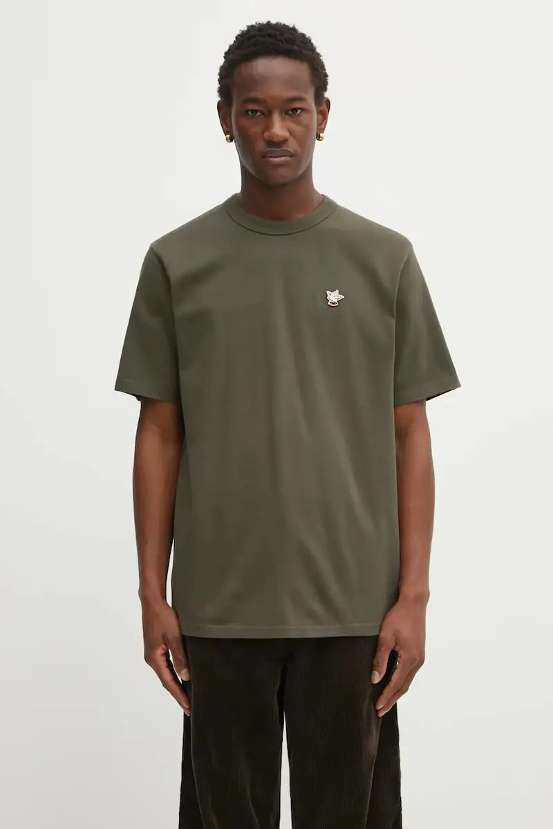 Café Kitsuné T-shirt Uomo Verde 3528284