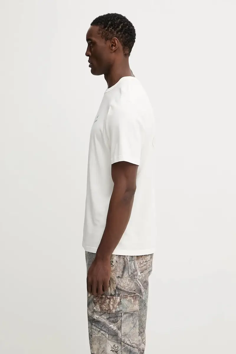 Café Kitsuné T-shirt Uomo Beige 3484360 miniatura 2