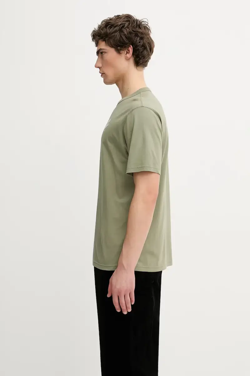 Café Kitsuné T-shirt Uomo Verde 3528286 miniatura 2