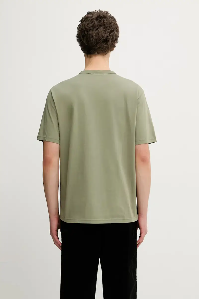 Café Kitsuné T-shirt Uomo Verde 3528286 miniatura 3