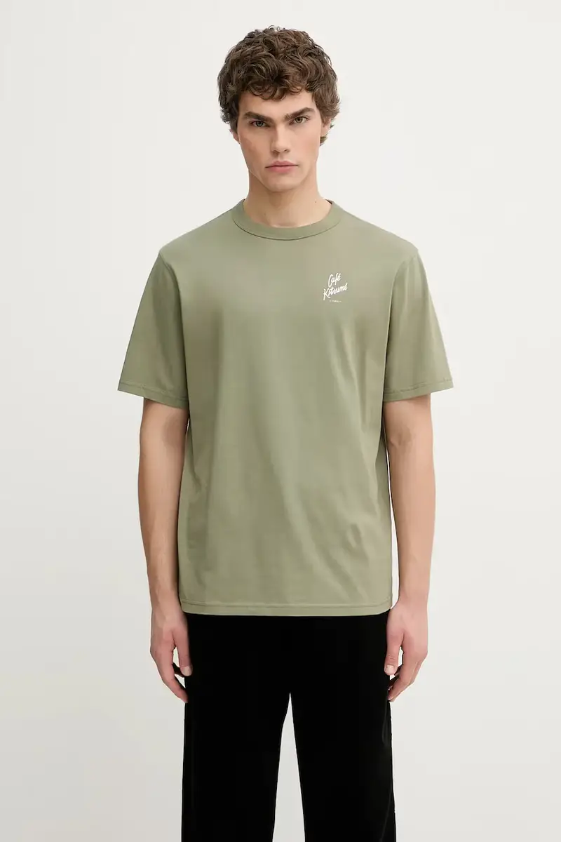 Café Kitsuné T-shirt Uomo Verde 3528286