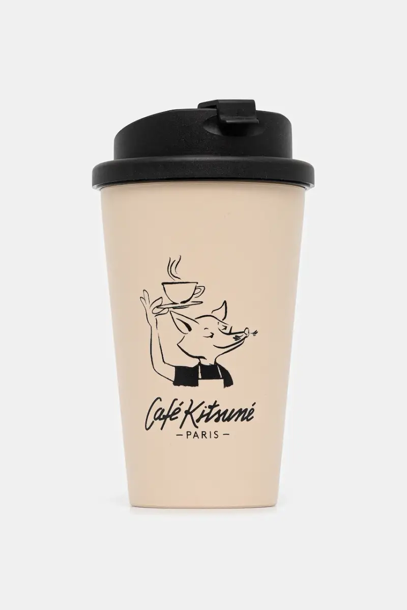 tazza per caffe Barista Fox Tumbler colore beige CKLU08102O0017