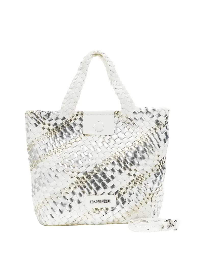 borsa a mano cafènoir da donna - bianco