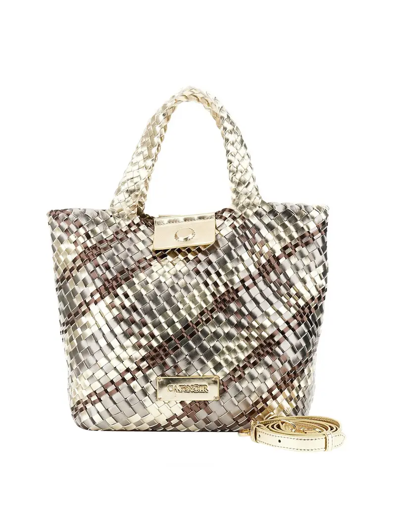 borsa a mano cafènoir da donna - bronzo