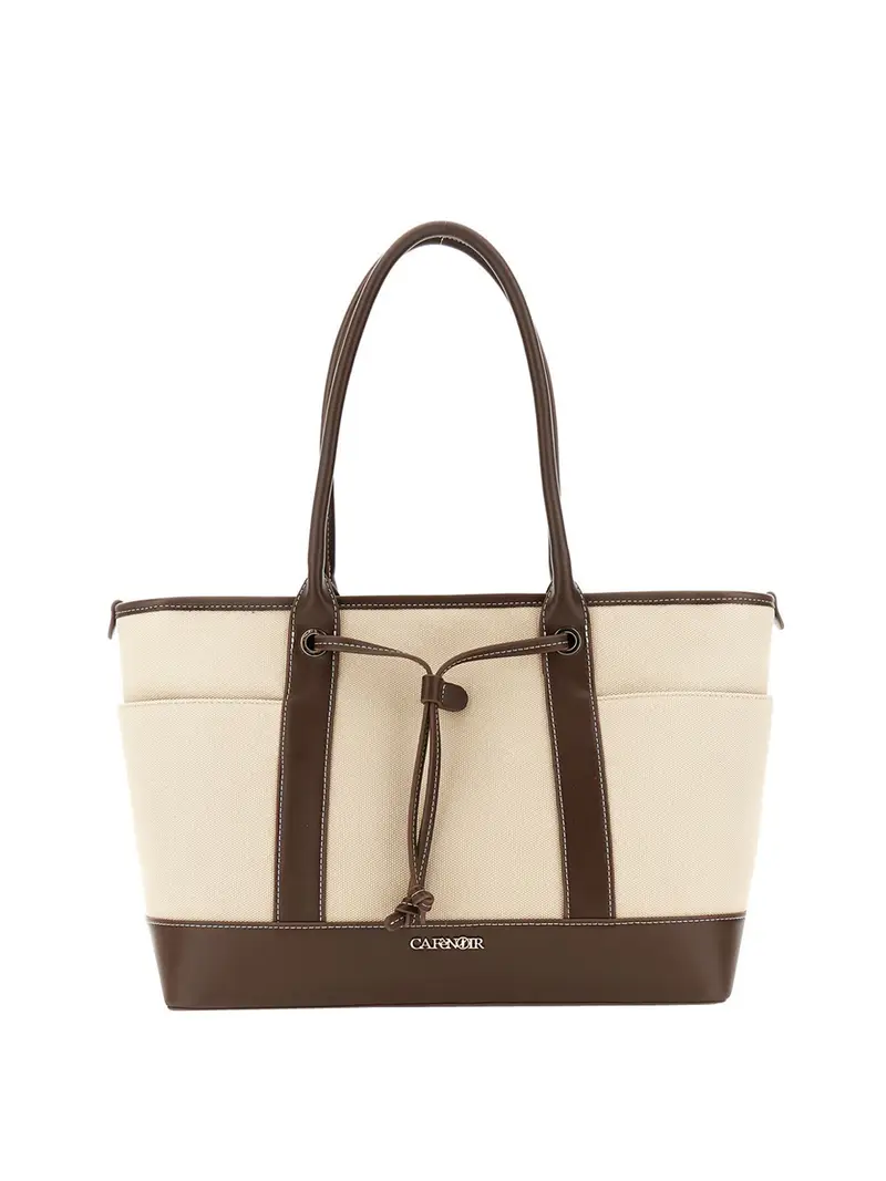 borsa shopper cafènoir da donna - marrone