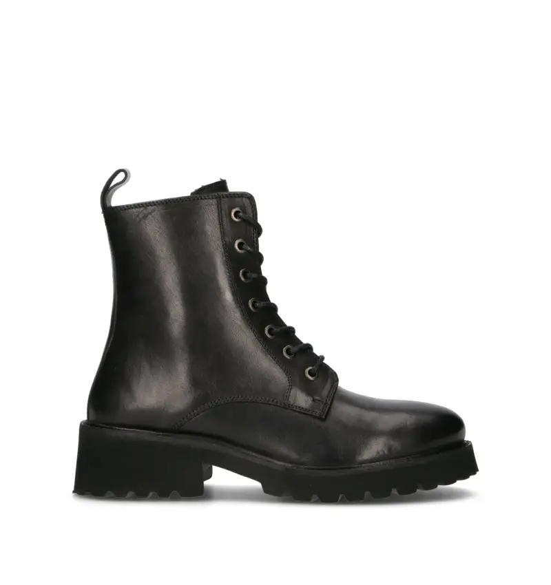 Anfibio donna nero in pelle Vario