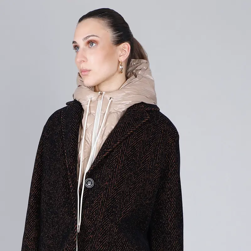 cappuccio imbottito sabbia