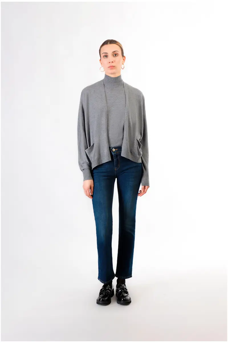 cardigan aperto fumo